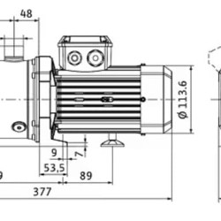 MEDANA CH1-L.602-1/E/E/10T Pompe multicellulaire WILO pour alimentation en eau