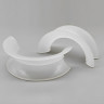 Anillo de plástico, PP, 76x38x2 mm, Plastic Saddle Ring