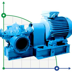 Насосний агрегат Д2000-21, 160 кВт, 1000 двостороннього входу