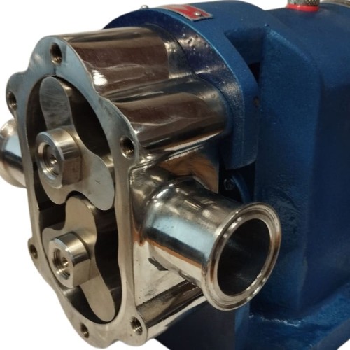 Pompe à lobes JKLB 150L 1 1/2 pouce, 1.09 m3/h, AISI 316 pour produits alimentaires