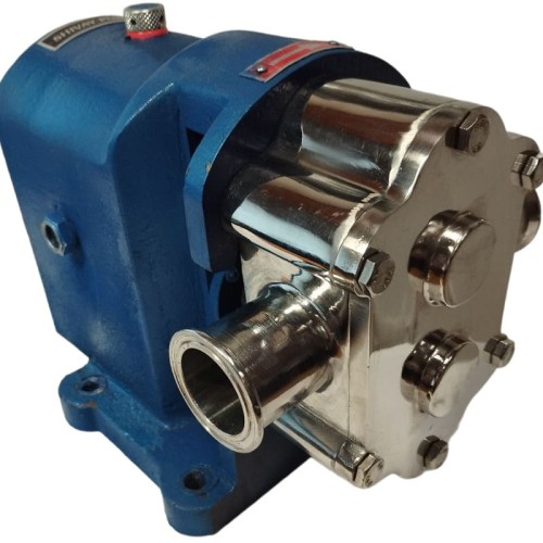 Pompe à lobes JKLB 150L 1 1/2 pouce, 1.09 m3/h, AISI 316 pour produits alimentaires