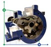 Internal gear pump for food, butter and vegetable oil EMSE EDP-IU 2 1/2 inch, 16.2-31.9 m3/h, without motor