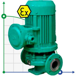 Bomba de acero inoxidable para vinaza IHG 65-160-4.0 Ex (antideflagrante)