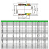 Торцевое уплотнение вала R-H75 85, CAR/SIC, EPDM, 304, G9