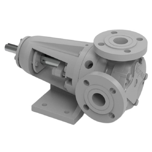 Pompe à engrenages Kupar KIP 1 pouce-C en acier inoxydable pour produits chimiques visqueux, AISI 316, 0.2-2 m3/h