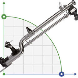 Veneroni LVTM 12/540, 3m, 360 m3/h вертикальный насос от ВОМ с смесительным винтом