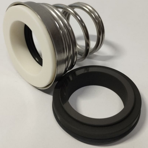 Sello mecánico para eje de bomba R-BT-FN 38, CAR/CER, NBR, 304