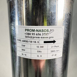 Pompa głębinowa 6SR30/21, Outlet: 3 cal, 22kW, 380V