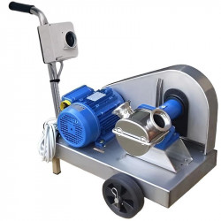 Импеллерный насос для перекачки крахмала LIVERANI GR MINOR 40 NR TF(A) 1,5 кВт, 300 об/мин, 380В ременный на тележке со стандартной панелью управления