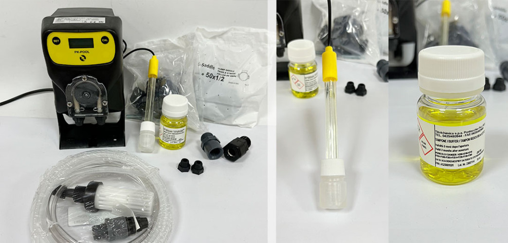 Pompe doseuse péristaltique PK POOL Rx 0101 avec contrôleur Rx intégré