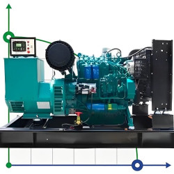 Industrial diesel generator XHYW-60GF with ATS, engine Weichai 80kVA, 60kW, 380V/50HZ open type