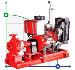 BSD 65-250/300 diesel pumping station