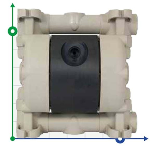 Пневматический мембранный насос MICROBOXER PP IMICRP-D-DPD--