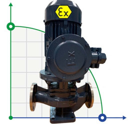 IHG BGLHB 40-250(I)A (11,6/70), 7,5kW, 2880, Ex Stainless Steel Vertical Pump