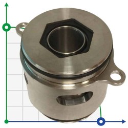 Картриджное уплотнение Grundfos R-706K 22, SIC/SIC/SIC/SIC, VITON, 304