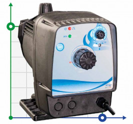Reagent dosing pump PDE HC200+ CST M70 240V PVDF-CE-VT, 1.8-14 l/h, 20-1 bar