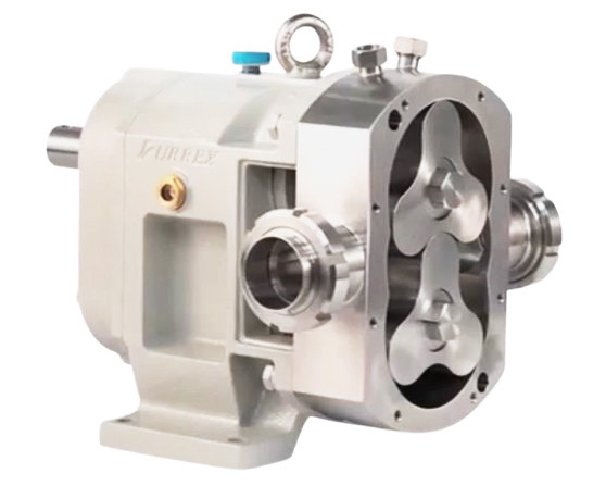 40TLS6-0.8C pompe à came avec chemise de vapeur pour caramel chaud