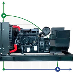 Industrial diesel generator XHYW-120GF with ATS, engine Weichai 125kVA, 120kW, 380V/50HZ open type