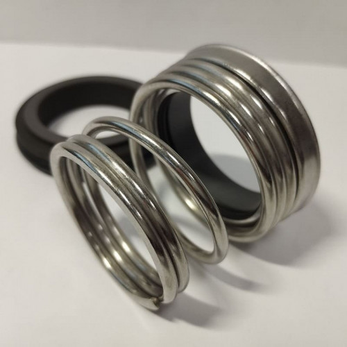 Sello mecánico para eje de bomba R-BT-FN 38, CAR/SIC, VITON, 304