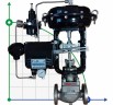 DN100 Клапан регулирующий с пневмоприводом для пара, конденсата, воды 10Р11Y-DNx10016Z-L112C-C (корпус WCB, седло SS304) с электропневмопозиционером Y