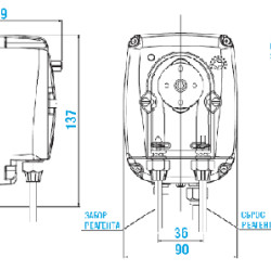 Перистальтический насос B3-V 1-3 90-260V
