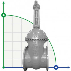 Vanne à bride en acier DN150 PN16 30s541nzh, GOST