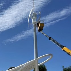 X-type wind turbine RX-XV8000 8 kW vertical