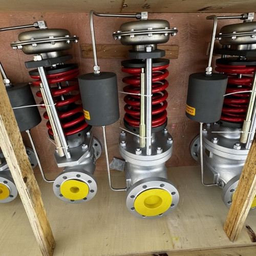 Редукційний клапан DN100, корпус WCB, тиск вхід 5 bar вихід 3 bar, пара, 1700 кг/год