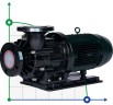 Насос с магнитной муфтой MP-HX-653 PVDF, 600L/min, 20M, 380V-TOSHIBA