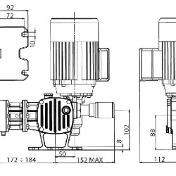 Плунжерный насос-дозатор ST-P AA 11/20 400/3/50 0,18