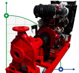 BSD 65-315/750 diesel pumping station