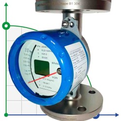 DN25 Flow meter rotameter JF2421002Z stainless steel LZ PN16 (alcohol 40%), 0.14...1.4 m3/h, 4-20mA, Ex