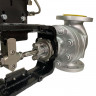 DN80 Válvula de control con actuador neumático para vapor, condensado 10P11Y-DNx8016Z-L122C-C (cuerpo hierro fundido, asiento SS304) con posicionador 