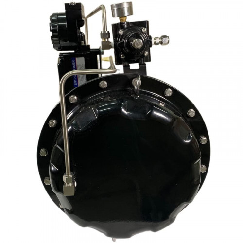 DN80 Válvula de control con actuador neumático para vapor, condensado 10P11Y-DNx8016Z-L122C-C (cuerpo hierro fundido, asiento SS304) con posicionador 