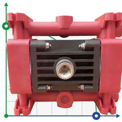 RUBY 010P-P-NTPT-E насос пневматический мембранный