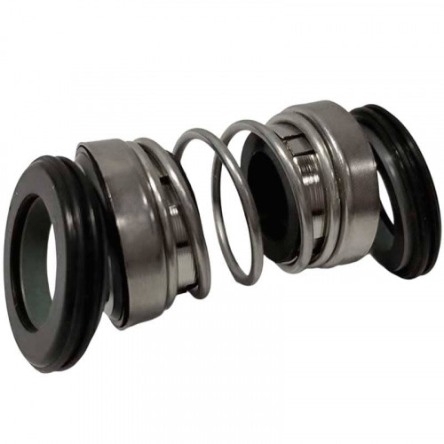 Sello mecánico doble para eje de bomba R-208 15, SIC/SIC/SIC/SIC, NBR, 304