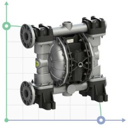 PHOENIX P700 ALU HYTREL+PTFE ATEX Pneumatische Membranpumpe