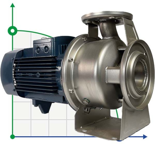 BZ 40-160/3 centrifugal pump for KAS made of stainless steel steel