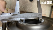 BZ 40-160/3 centrifugal pump for KAS made of stainless steel steel