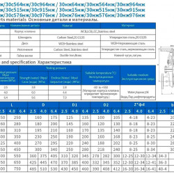 Vanne à coin DN80 PN25 avec broche rétractable en acier inoxydable 30nzh64nzh, GOST
