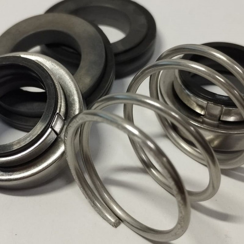 Joint d'arbre de pompe double mécanique R-4702 20, SIC/SIC/SIC/SIC, VITON, 304