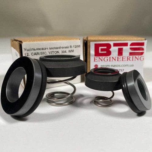 Механическое уплотнение R-120W 55, CAR/SIC, VITON, 304, WM