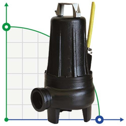 Bomba sumergible Dreno COMPATTA PRO 50-2/060 M con rodete vortex