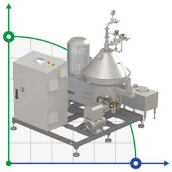 Сепаратор MAXCLEAN BACTERİA 10T бактофуга, очистка продуктов от бактерий