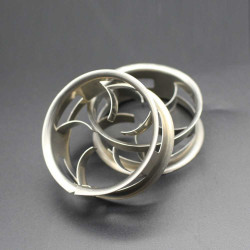 Minianillos en cascada, AISI 304, 25 mm, Minianillos en cascada