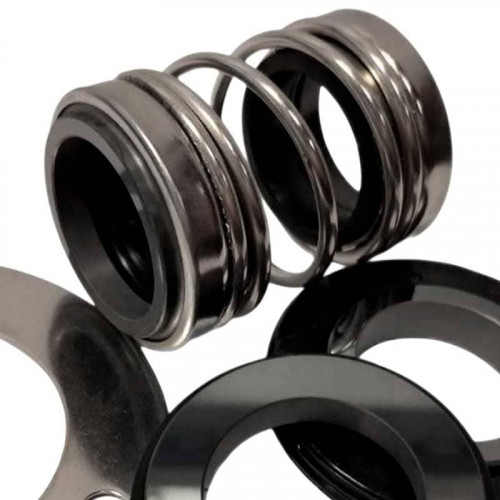 Joint d'étanchéité double pour pompe GRUNDFOS, Pedrollo, Speroni R-4702 25, CAR/SIC/SIC/SIC, NBR, 304