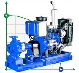 BSD 80-250/550 diesel pumping station