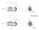 Насос с магнитной муфтой DM 06 PP, VITON, 0,25 кВт, FITTING NPT