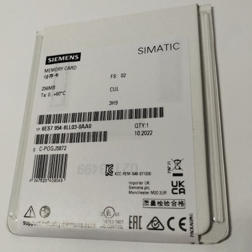 6ES7954-8LL03-0AA0 карта памяти S7-1200 256МВ