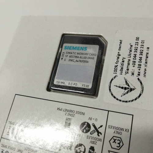 6ES7954-8LL03-0AA0 карта памяти S7-1200 256МВ